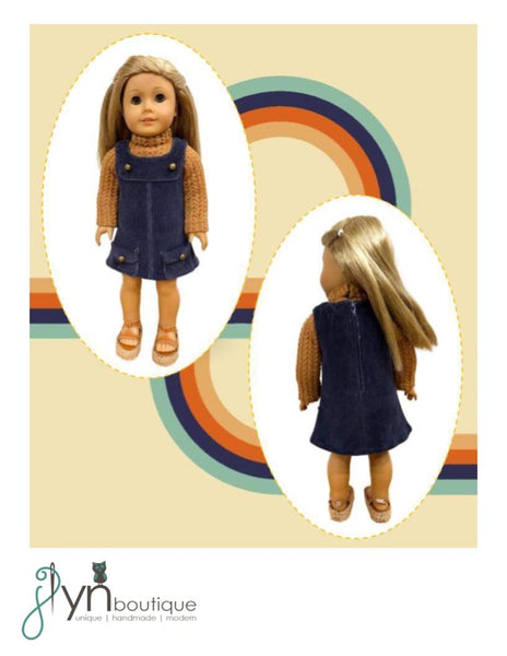 Little cheapest Woman Amy's School Jumper for 18in dolls such as American Girl - 1860's School Jumper, Jumper, Shirt, and Shoes