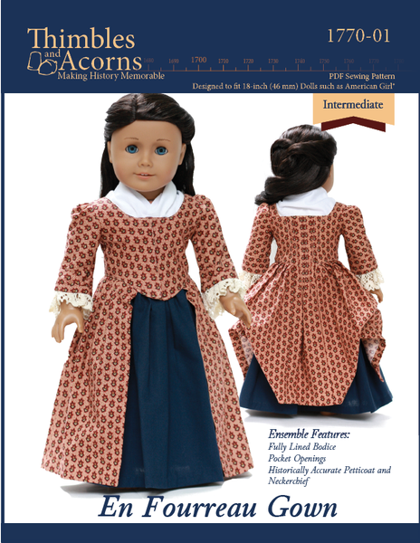 Dress for 18 Inch American Girl Doll | The deals Primrose Dress | Fable Dollwear