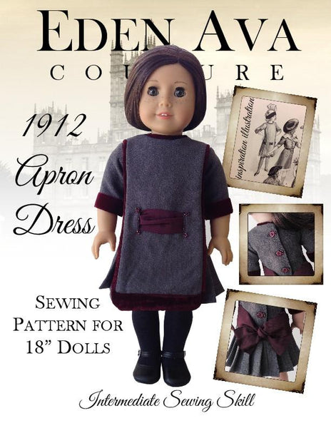 Colonial Elegance Dress 18 Inch Doll Clothes Pattern Fits Dolls Such as American  Girl® Fashioned by Rebecca PDF Pixie Faire 