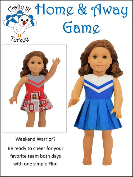 Cheer Outfit 18 Doll Clothes Pattern PDF Download