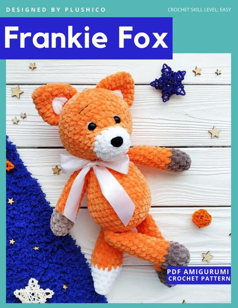 PlushiCo Frankie Fox Amigurumi PDF Crochet Pattern