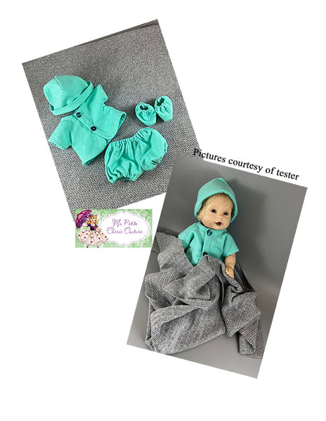 Serene Layette 8 Inch Baby Doll Clothes Pattern Fits Baby Dolls Such as  Caring for Baby™ Ma Petite Cherie Couture PDF Pixie Faire -  Canada