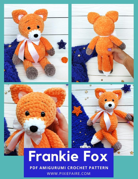 Plushico Frankie Fox Amigurumi Pdf Crochet Pattern