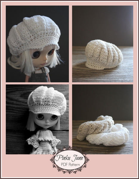 Blythe hat crochet light pink breast boobs - Inspire Uplift