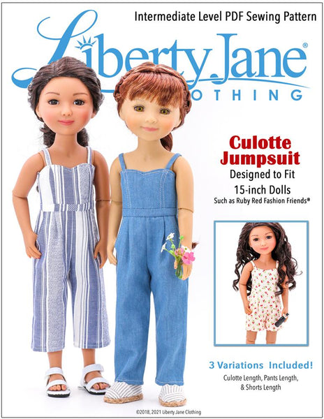 Liberty Jane Malibu Libby: Hollywood Tracksuit 18 Doll Clothes Pattern  Pattern PDF Download