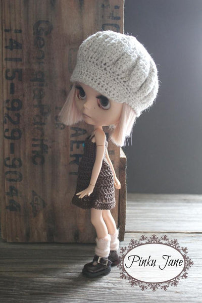 Pinku Jane Elfin Pointed Hat Doll Clothes Crochet Pattern For 12 Blythe™  Dolls