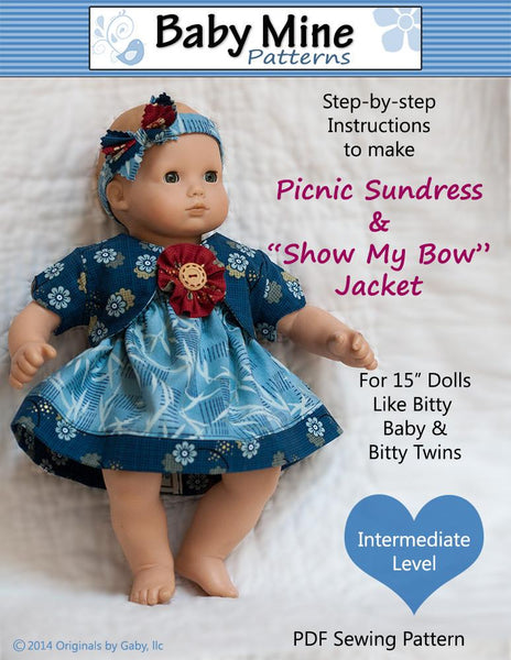 CHUU 2024 lace picnic baby dress