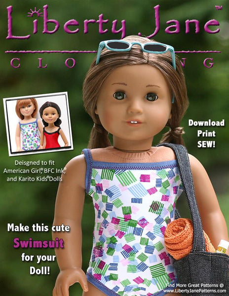 Free #AGdoll swimsuit top or #dolls' training bra #pattern @   - Free Doll Clothes Patterns
