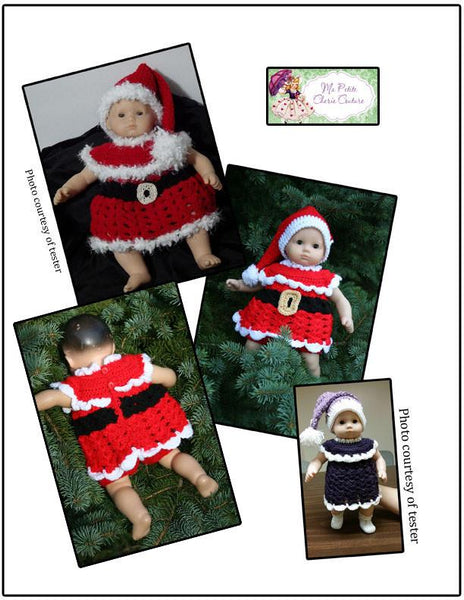 Santa Baby Crochet Pattern for 15 Baby Dolls