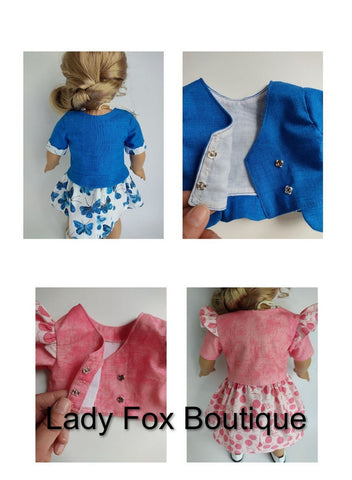 Lady Fox Boutique 18 Inch Modern Darya Outfit 18 Inch Doll Clothes Pattern Pixie Faire