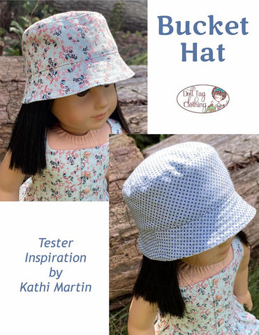 Doll Tag Clothing 18 Inch Modern Reversible Bucket Hat 18 inch Doll Clothes Pattern Pixie Faire