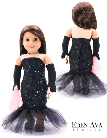 Spotlight Solo Gown 18" Doll Clothes Pattern