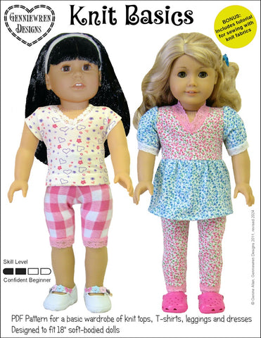 Knit Basics 18" Doll Clothes Pattern