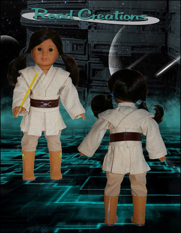 Read Creations 18 Inch Modern Galactic Warrior 18" Doll Clothes Pattern Pixie Faire