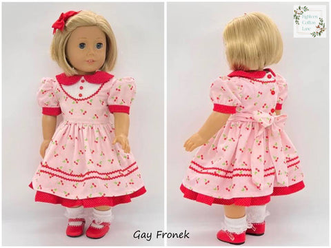 Let's Make Gingerbread! 18" Doll Clothes Pattern