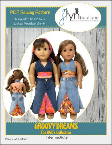 Groovy Dreams 18" Doll Clothes Pattern