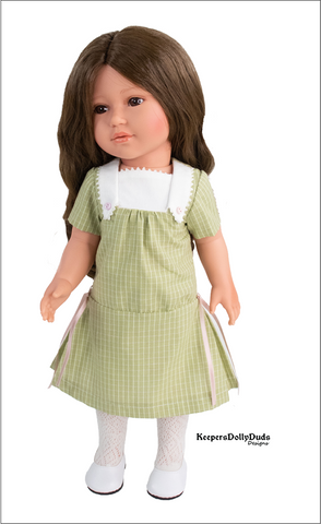 1920s Lapel Collar Dress Doll Clothes Pattern for slim 18" Kennedy and Friends® Dolls