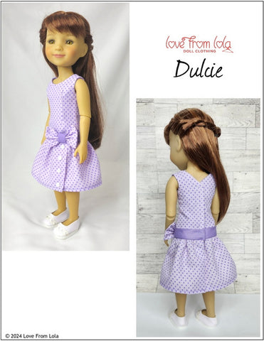 Love From Lola Ruby Red Fashion Friends Dulcie Doll Clothes Pattern for 15" Ruby Red Fashion Friends® Pixie Faire