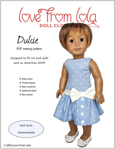 Dulcie 18" Doll Clothes Pattern