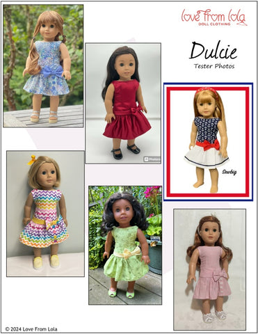 Dulcie 18" Doll Clothes Pattern