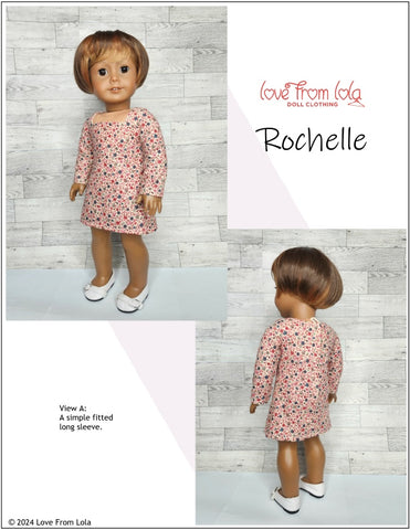 Rochelle 18" Doll Clothes Pattern