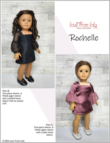 Rochelle 18" Doll Clothes Pattern