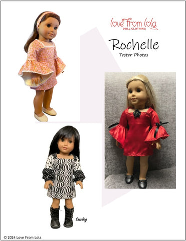 Rochelle 18" Doll Clothes Pattern