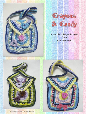 Crayons & Candy Crochet Pattern for 18" Dolls