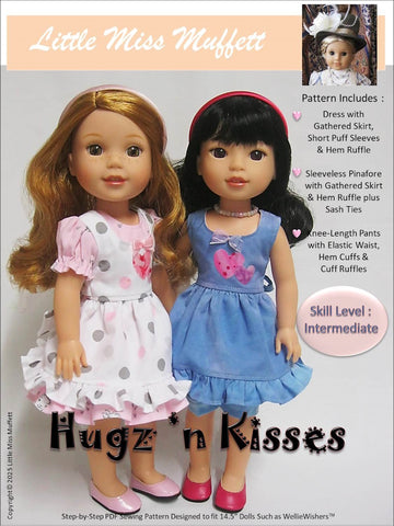 Hugz 'n Kisses 14.5" Doll Clothes Pattern