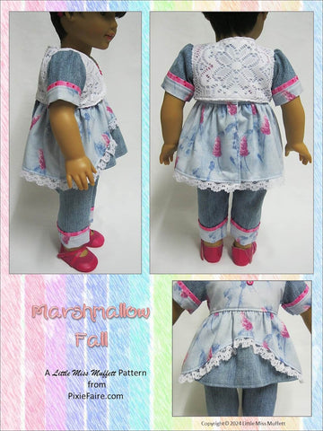 Marshmallow Fall 18" Doll Clothes Pattern