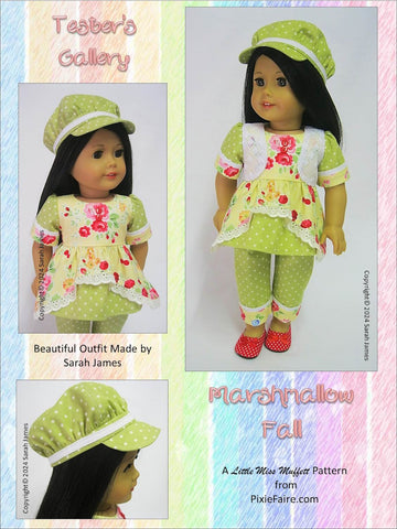 Marshmallow Fall 18" Doll Clothes Pattern