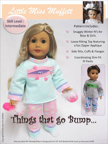 Things That Go Bump 18" Doll Clothes Pattern