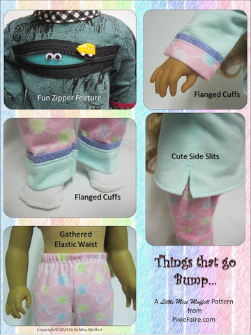 Things That Go Bump 18" Doll Clothes Pattern