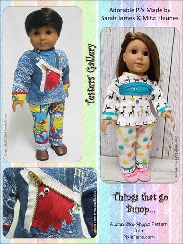 Things That Go Bump 18" Doll Clothes Pattern