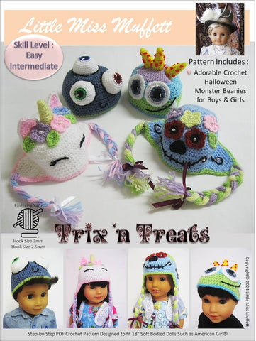 Trix n Treats 18" Doll Clothes Crochet Pattern