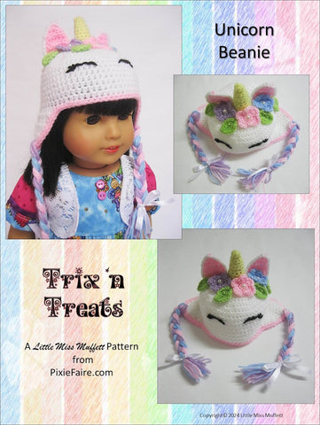 Little Miss Muffett Crochet Trix n Treats 18" Doll Clothes Crochet Pattern Pixie Faire