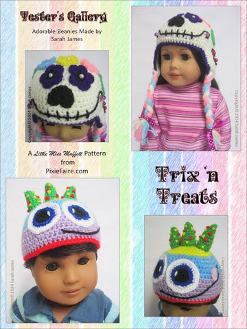 Little Miss Muffett Crochet Trix n Treats 18" Doll Clothes Crochet Pattern Pixie Faire