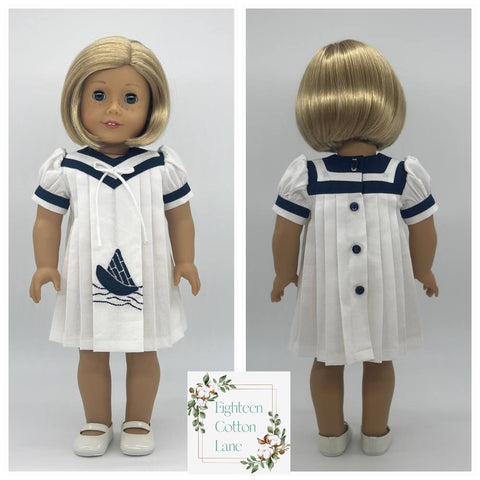 Let's Set Sail! 18" Doll Clothes Pattern