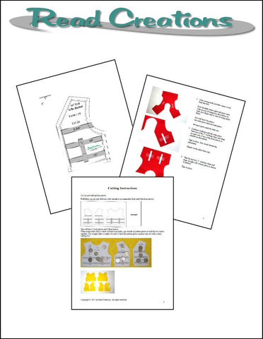 Life Jacket 18" Doll Clothes Pattern