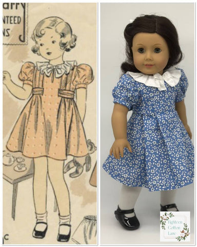 Let's Have a Tea Party! 18" Doll Clothes Pattern