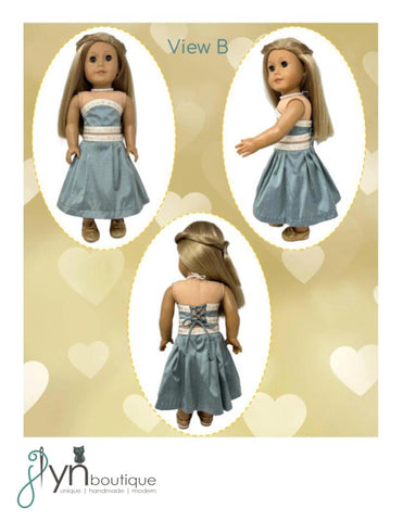 Modern Wedding 18" Doll Clothes Pattern