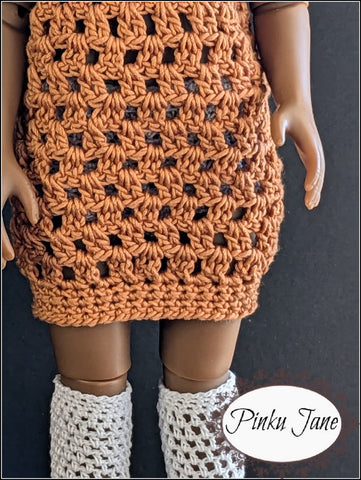 Babydoll Top, Tunic, or Dress Crochet Pattern For 12" Siblies Dolls