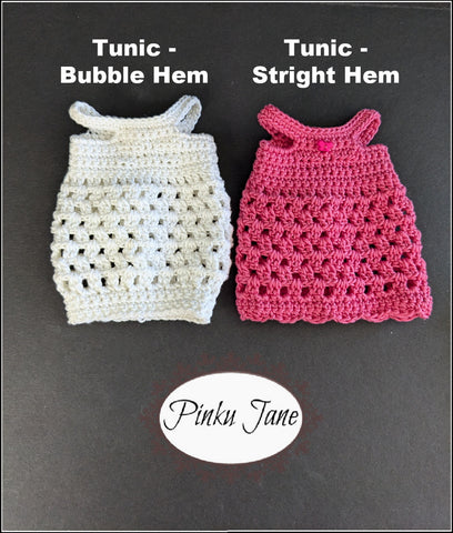 Babydoll Top, Tunic, or Dress Crochet Pattern For 12" Siblies Dolls