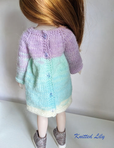 Calla Tunic Knitting Pattern for 15" Ruby Red Fashion Friends® Dolls