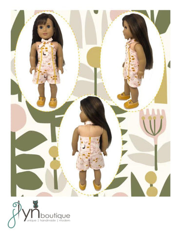 Petal Romper 18" Doll Clothes Pattern