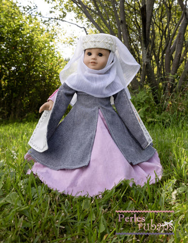 At the Court of Edward III  18" Doll Clothes Pattern