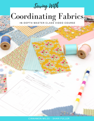 Sewing With Coordinating Print Fabrics Master Class Video Course