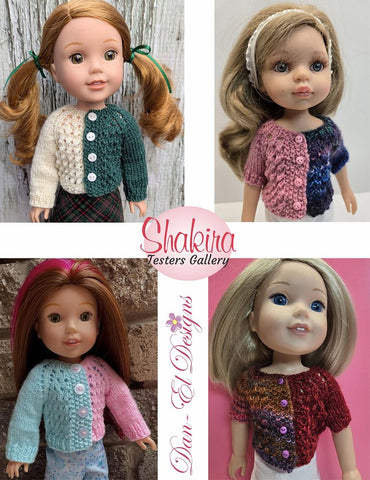 Shakira 14-14.5" Doll Clothes Knitting Pattern