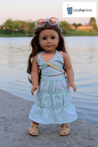 Soda Pop Street 18 Inch Modern The Summer in Naples Set 18" Doll Clothes Pattern Pixie Faire