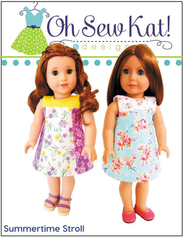 Summertime Stroll 18" Doll Clothes Pattern